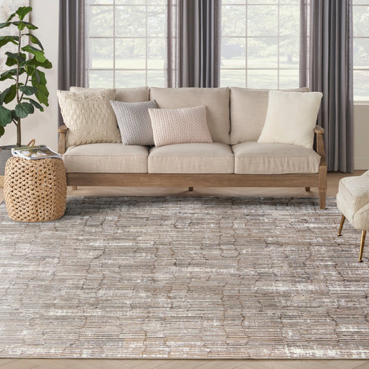 Sustainable Trends SUT06 Ivory Mocha Rug - Love - Rugs alternate image