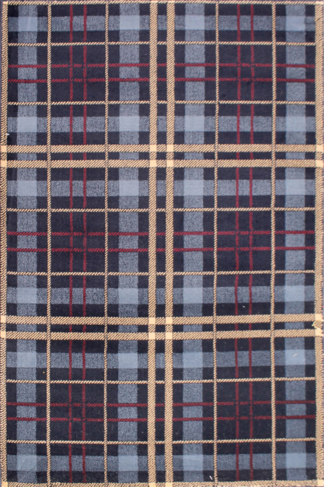 Tartan Check Blue Rug – Love-Rugs