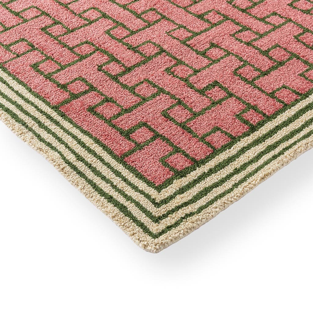 Ted X Rug Ted Baker T Monogram Dusted Pink Outdoor 455802 Rug – Love-Rugs