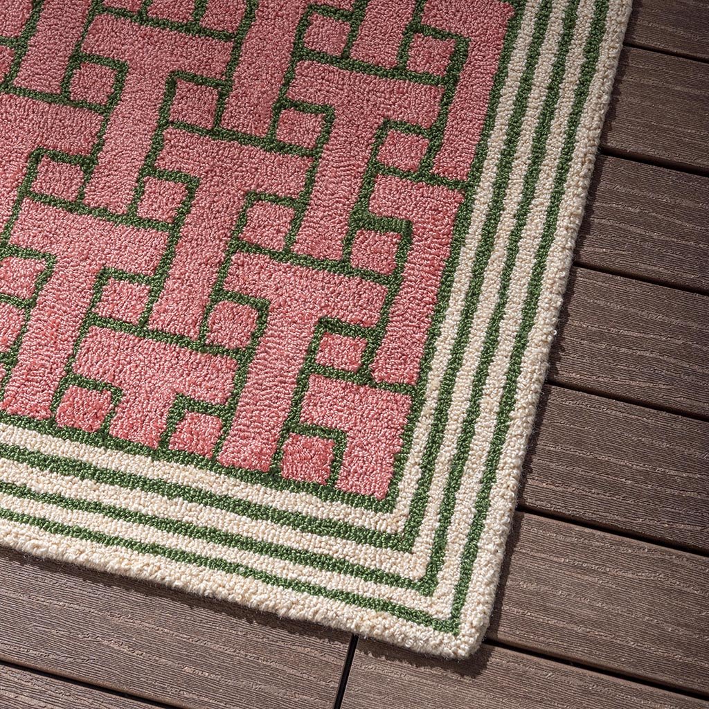 Ted X Rug Ted Baker T Monogram Dusted Pink Outdoor 455802 Rug – Love-Rugs