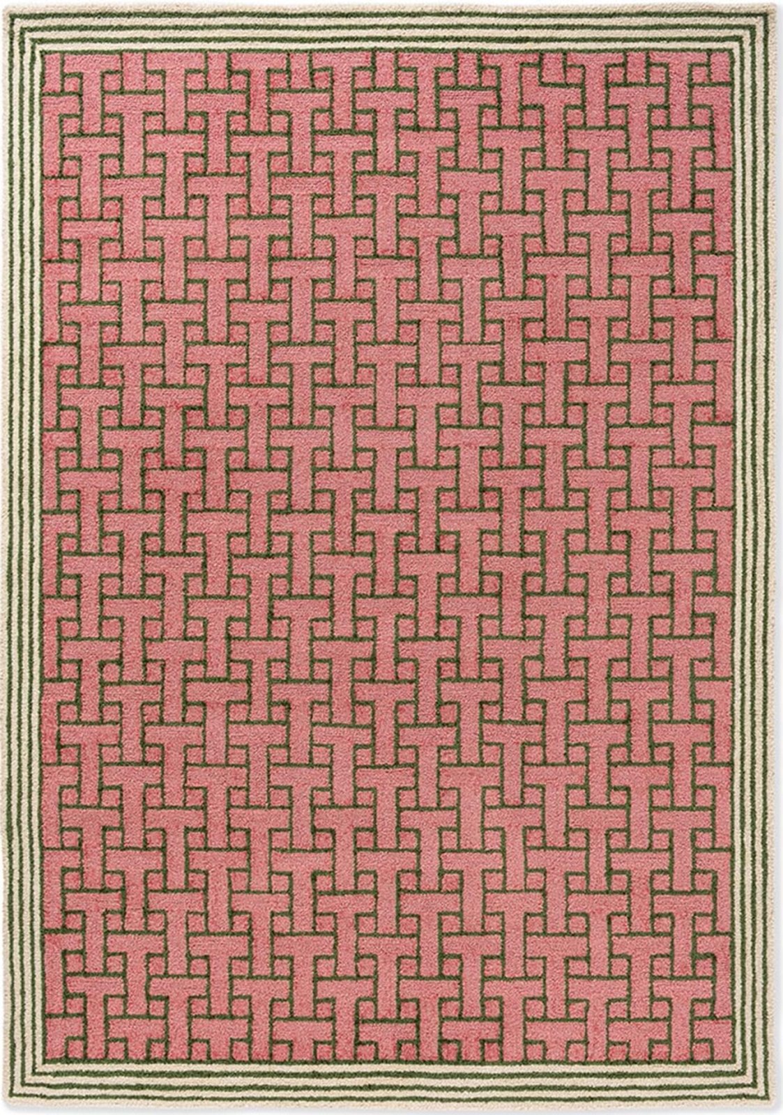 Ted X Rug Ted Baker T Monogram Dusted Pink Outdoor 455802 Rug – Love-Rugs