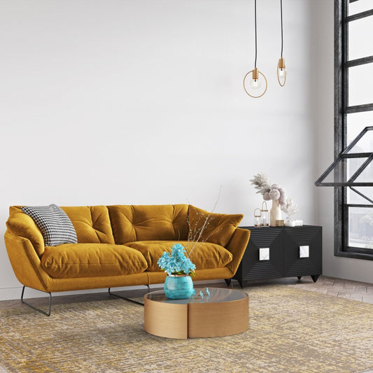 Torino Gold Rug - Love - Rugs alternate image