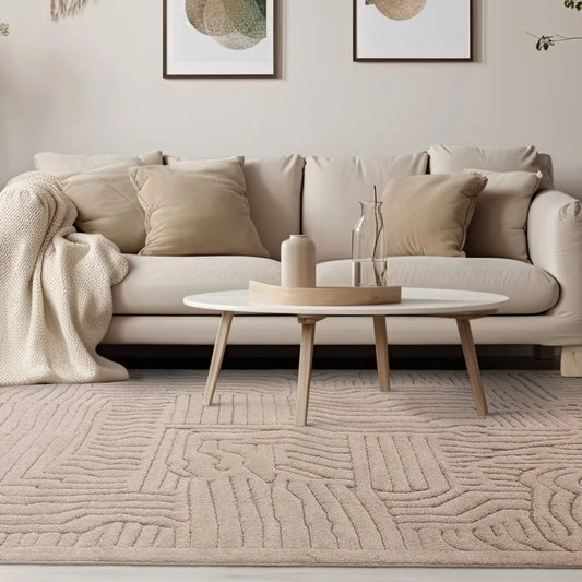 Valley Natural Route Rug - Love - Rugs alternate image