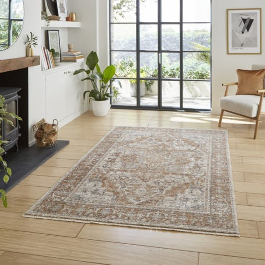 Vintage 35018 Terracotta Rug - Love - Rugs