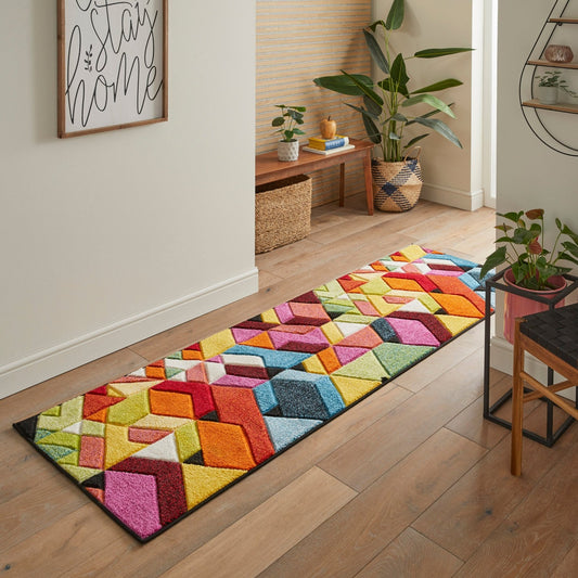 Viva VIV101 Multi Runner Rug - Love-Rugs