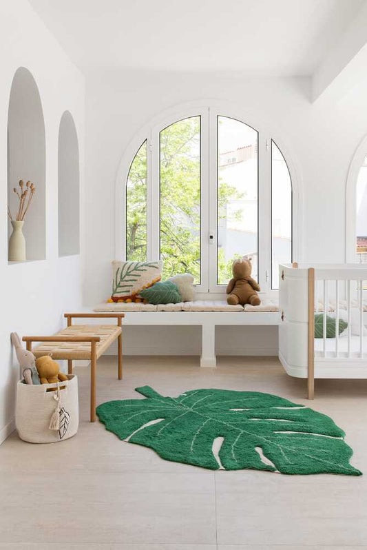 Lorena Canals Washable Monstera Leaf Rug - Love-Rugs alternate image