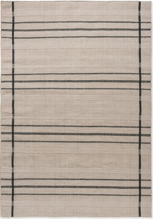 Zona Charcoal Line outdoor 497605 Rug - Love-Rugs