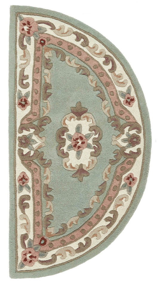 Shensi Green Half-Moon Rug