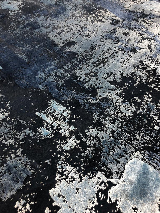 Toros Abstract Blue Overdyed Rug alternate image