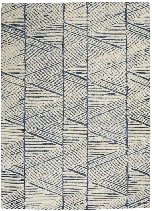 Colorado CLR01 WHTBL Rug - Love-Rugs