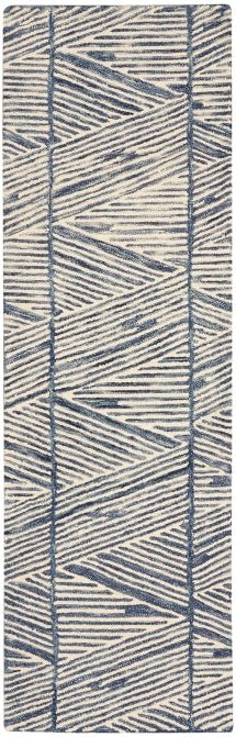 Colorado CLR01 WHTBL Runner Rug - Love-Rugs