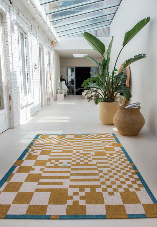 Louis De Poortere Craft Chess Honey 9338 Rug - Love-Rugs alternate image