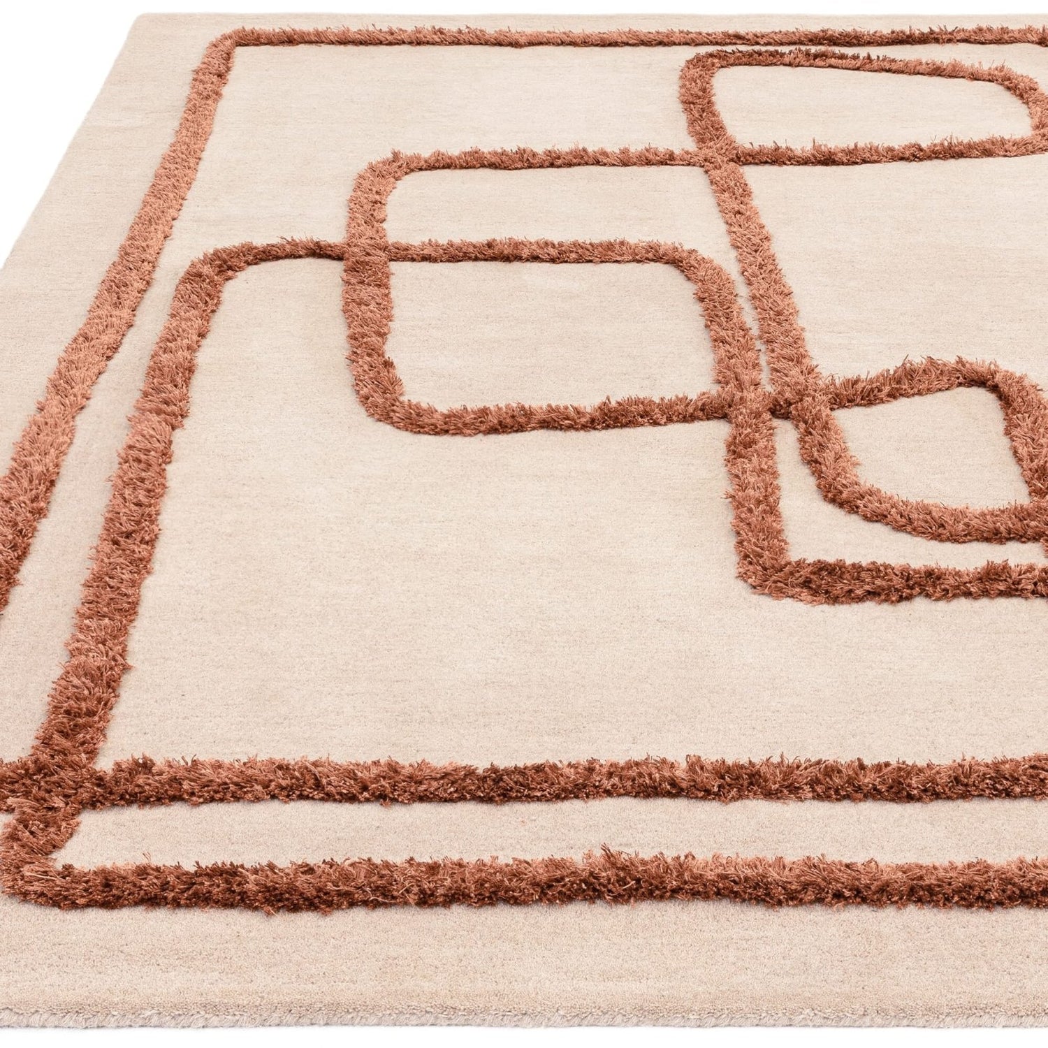 Matrix Infinity Copper Rug – Love-Rugs