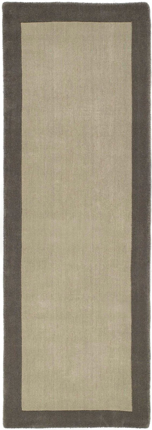 Borders Grey Runner Rug - Love-Rugs