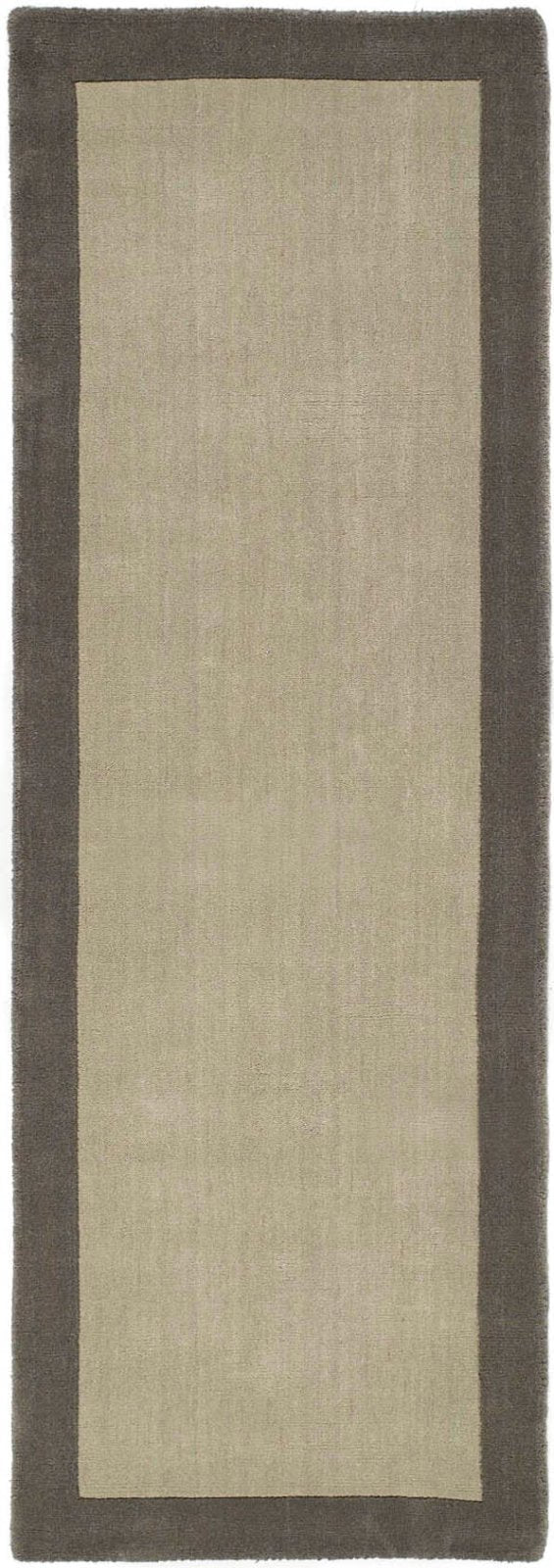 Borders Grey Runner Rug - Love-Rugs