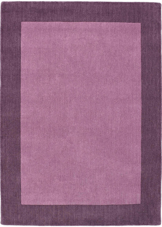 Borders Mauve Rug - Love-Rugs