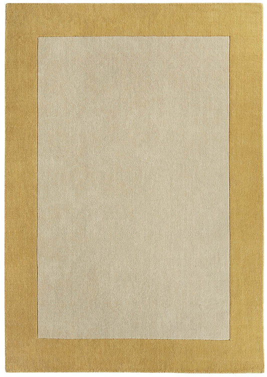 Borders Ochre Rug - Love-Rugs