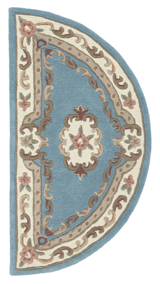 Shensi Blue Half-Moon Rug
