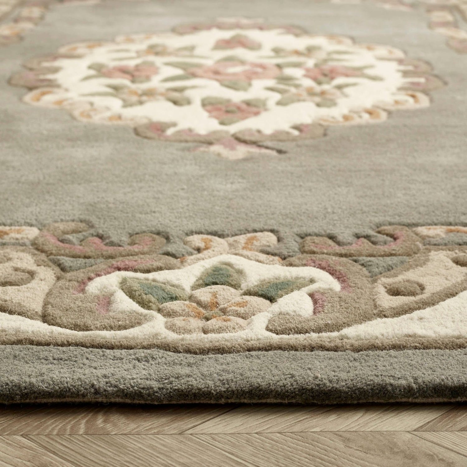 Shensi Grey Rug - Love-Rugs