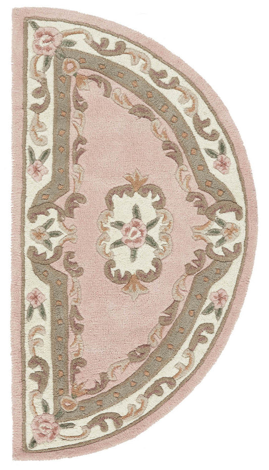 Shensi Pink Half-Moon Rug