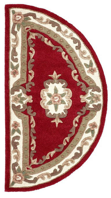 Shensi Wine Half-Moon Rug