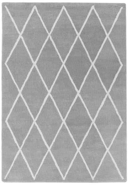 Albany Diamond Silver Grande Rug - Love-Rugs
