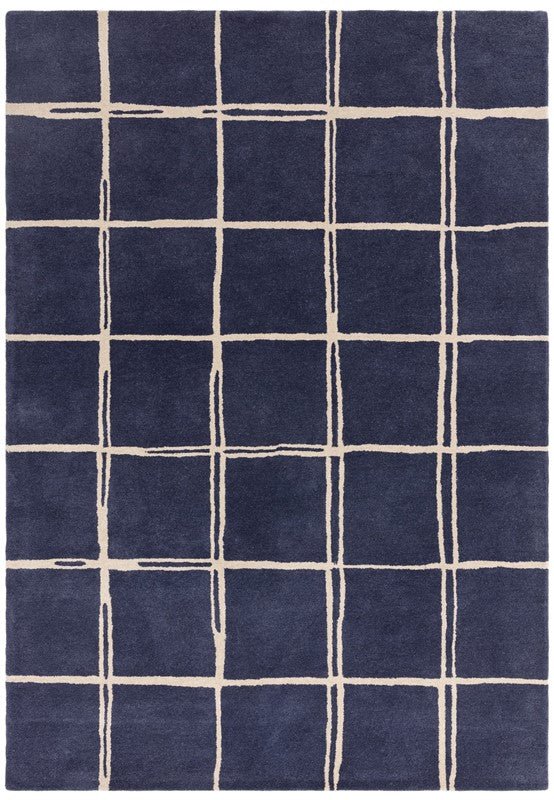 Albany Grid Marine Rug - Love-Rugs
