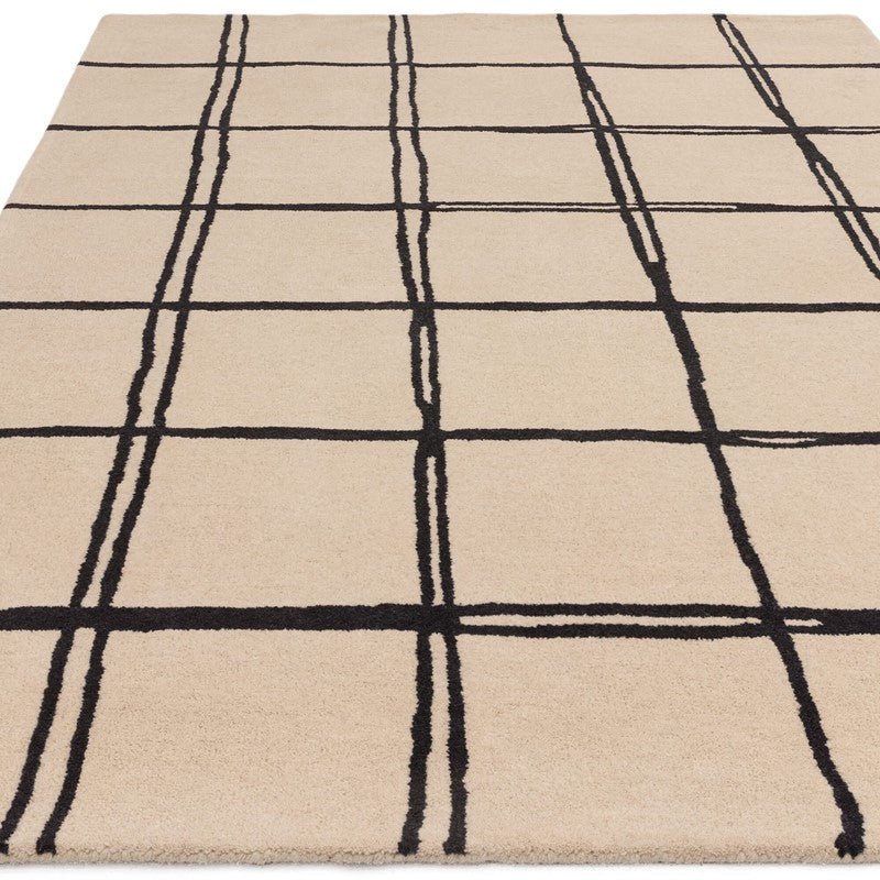 Monochrome Rug Pattern Albany Grid Monochrome Rug – Love-Rugs