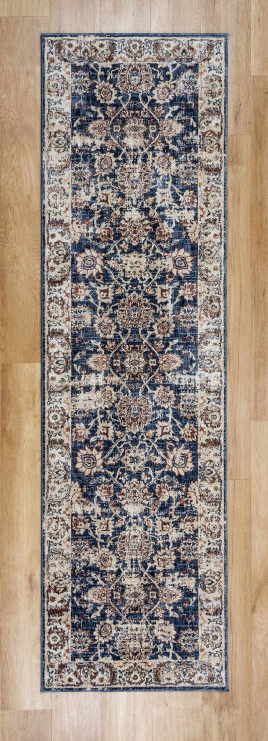 Alhambra 6549A/LT.Blue/D.Blue Runner Rug - Love-Rugs