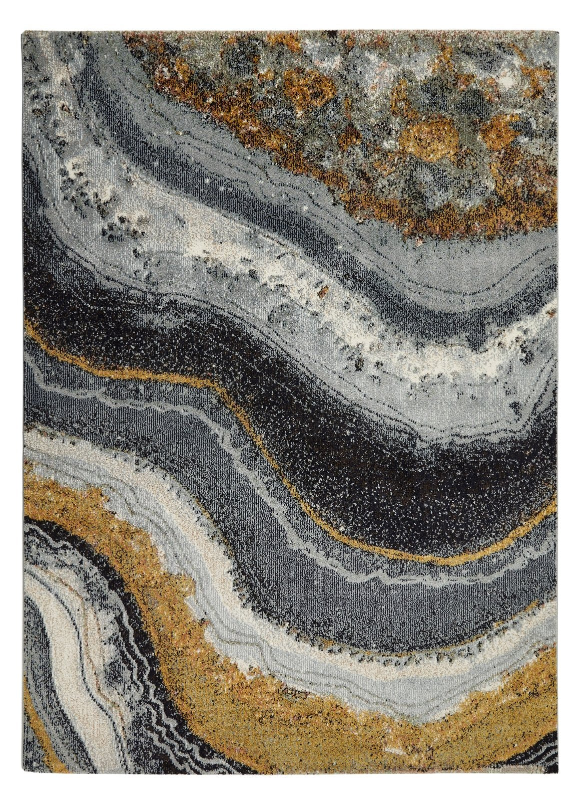 Amara AMA103 Grey Blue Bronze Rug - Love-Rugs