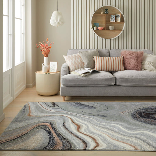 Amara AMA104 Sage Grey Rug - Love-Rugs