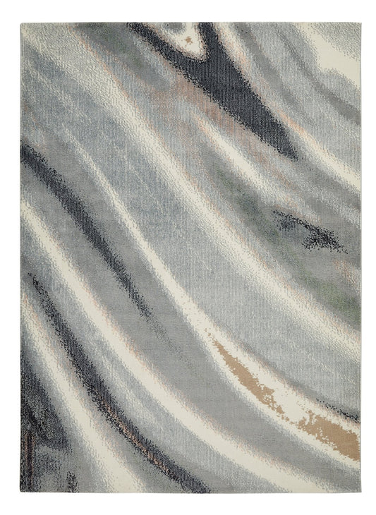 Amara AMA106 Ivory Grey Blue Rug - Love-Rugs alternate image