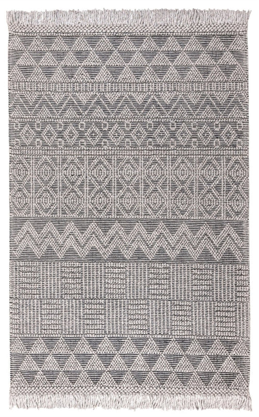 Anya01 Grey Black Rug - Love-Rugs