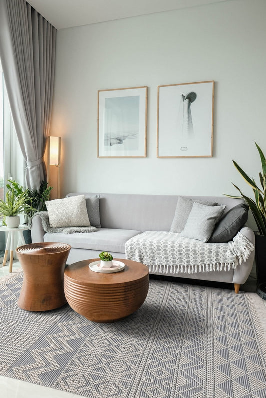 Anya01 Ivory Slate Rug - Love-Rugs alternate image