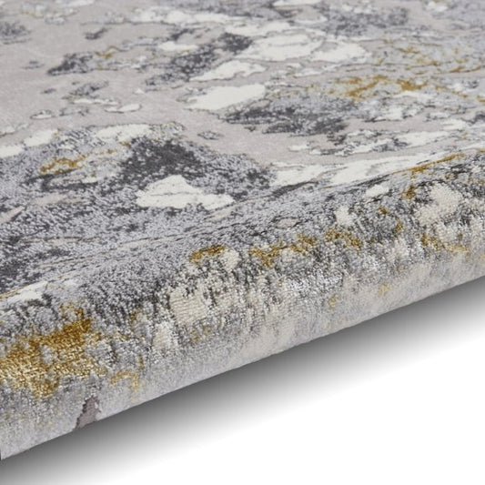 Apollo 2677 Grey/Gold Rug - Love-Rugs alternate image