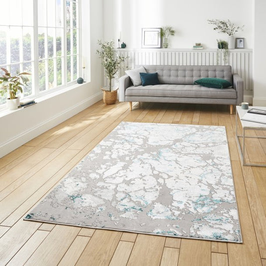 Apollo 2677 Grey/Green Rug - Love-Rugs