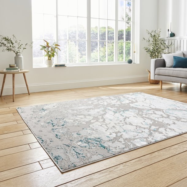 Apollo 2677 Grey/Green Rug - Love-Rugs