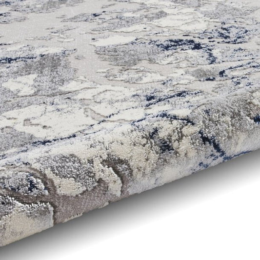 Apollo 2677 Grey/Navy Rug - Love-Rugs alternate image