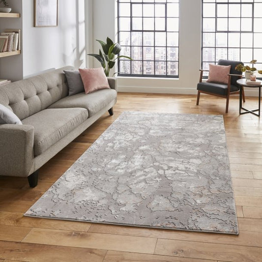 Apollo 2677 Grey/Rose Rug - Love-Rugs