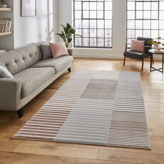 Apollo 2681 Grey/Rose Rug - Love-Rugs