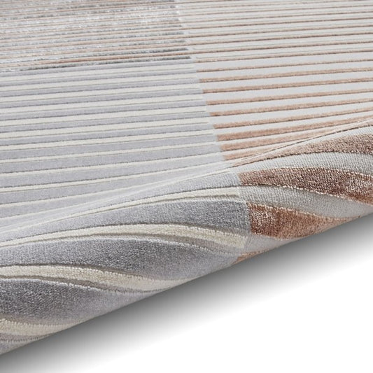 Apollo 2681 Grey/Rose Rug - Love-Rugs alternate image