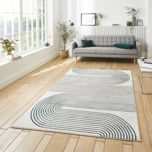 Apollo 2683 Grey/Green Rug - Love-Rugs