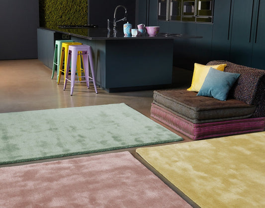 Aran Rose Pink Rug - Love-Rugs alternate image