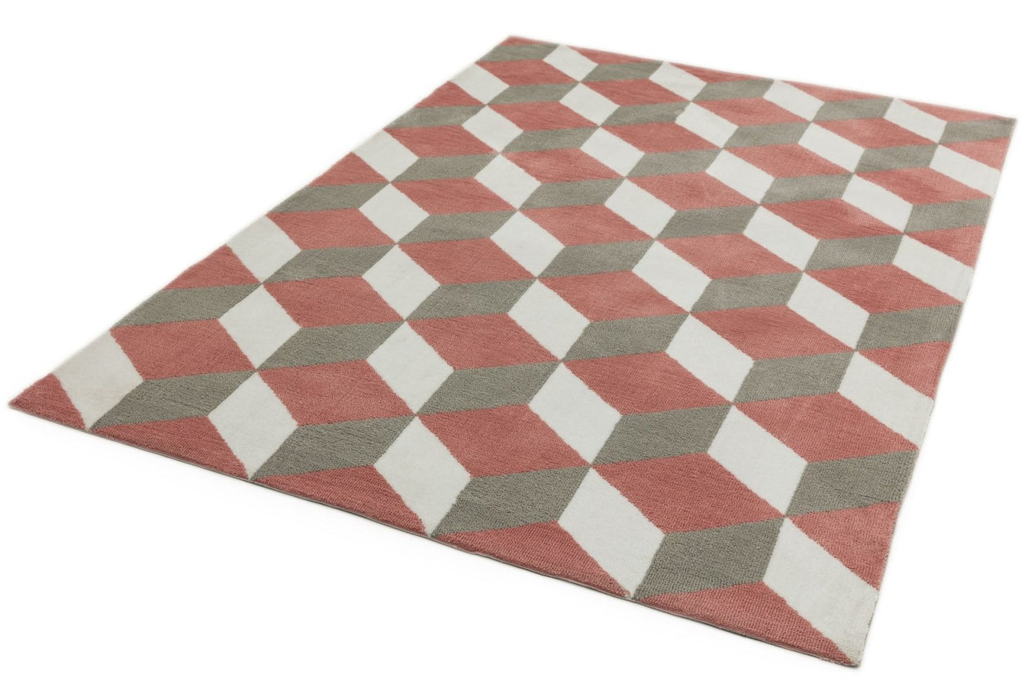 Arlo AR10 Pink Block Rug – Love-Rugs