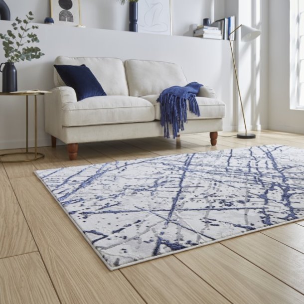 Artemis B8403A Blue/Silver Rug - Love-Rugs