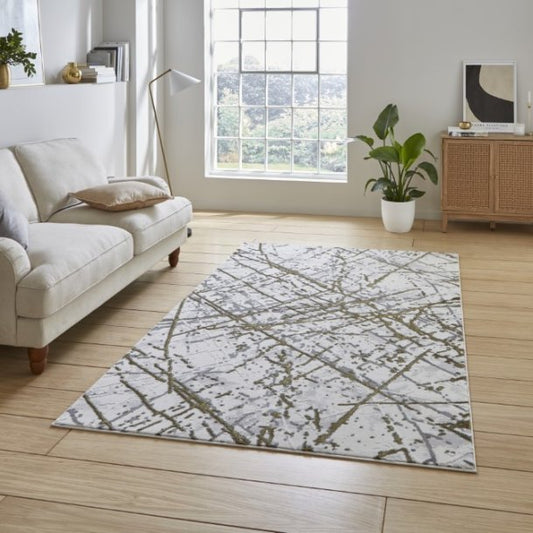 Artemis B8403A Gold/Silver Rug - Love-Rugs