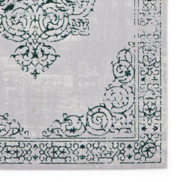 Artemis B9076A Green/Silver Rug - Love-Rugs