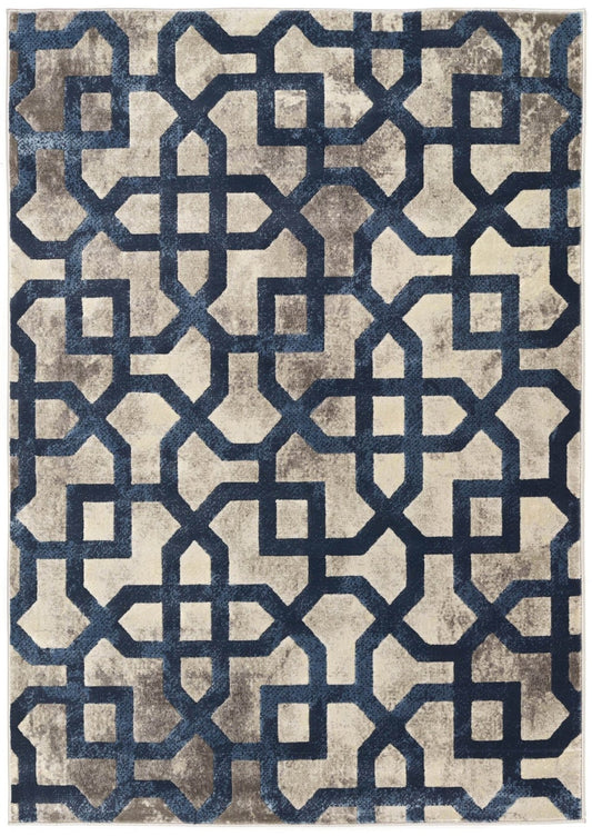 Artic Range Avanti Blue Grey Rug - Love-Rugs