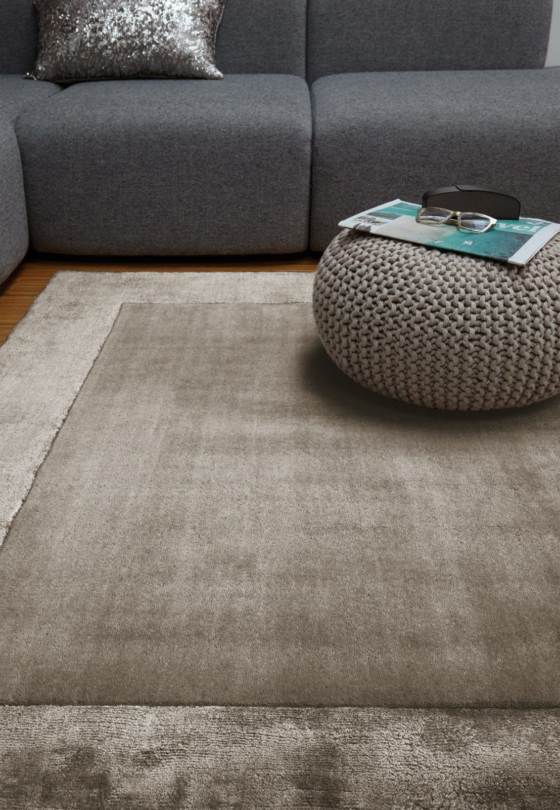 Ascot Taupe Rug – Love-Rugs