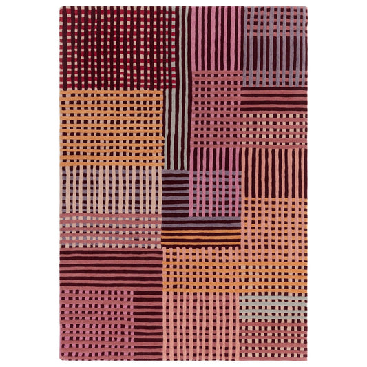 Aspect Red Multi Rug - Love-Rugs alternate image